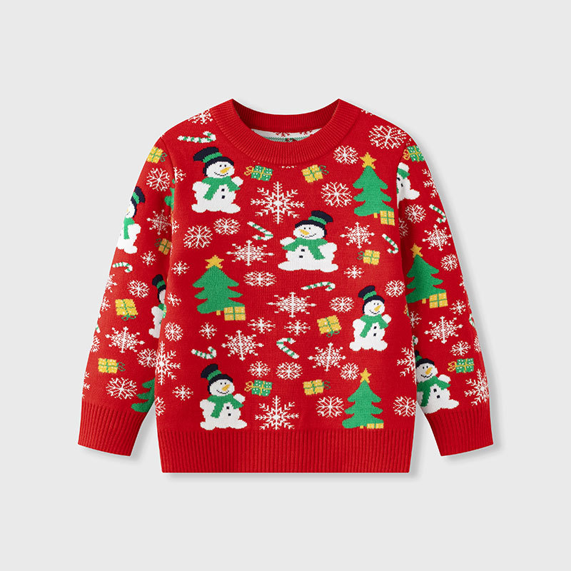 Baby Clothing Jumper - Children's Christmas Sweater Girls Cartoon Pullover