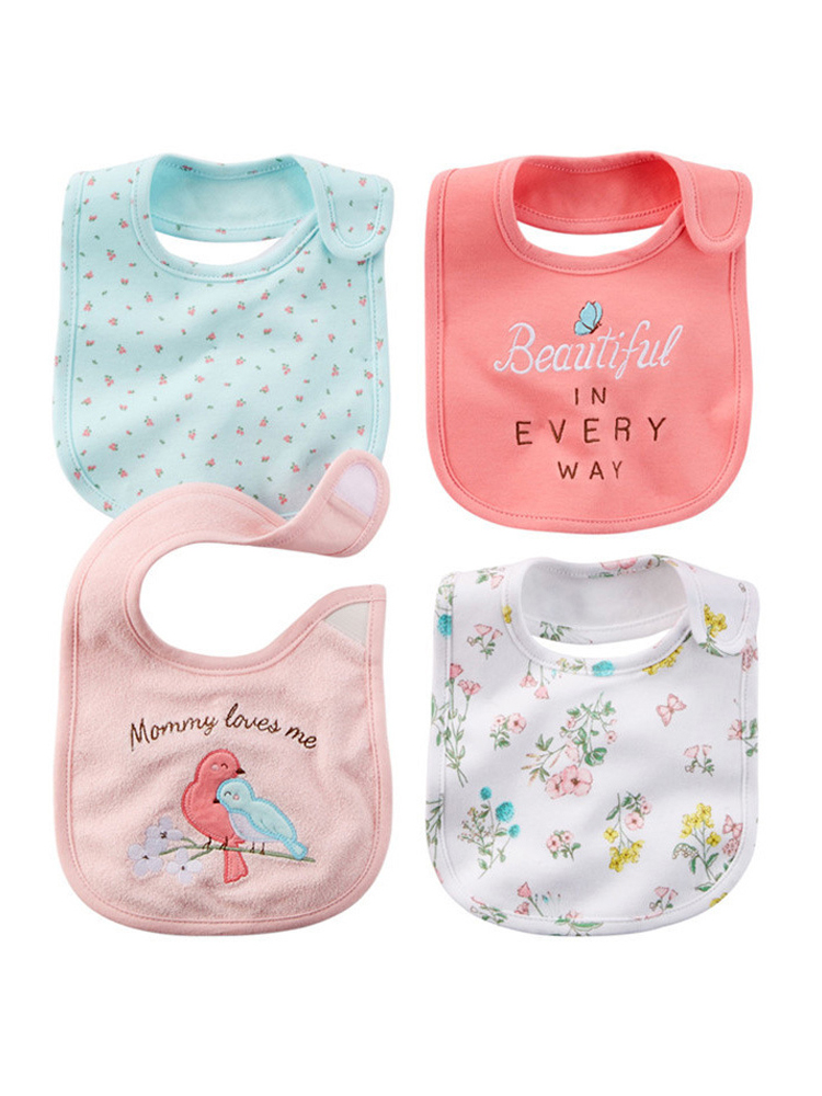 Baby Clothing Products - 100% Cotton Baby Bibs Waterproof Bandana