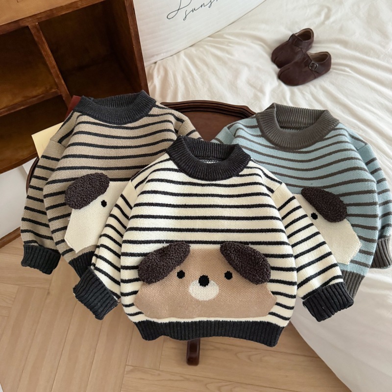 Lovely Cartoon Dog Pattern Chi - đánh giá và giá Baby Clothing Jumper