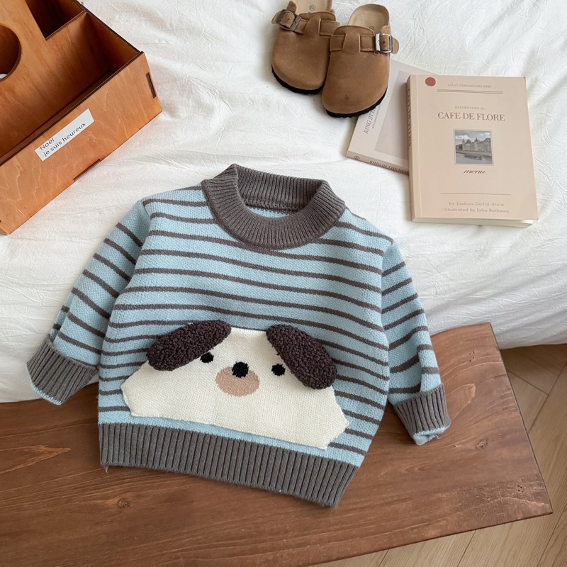 Lovely Cartoon Dog Pattern Chi - đánh giá và giá Baby Clothing Jumper
