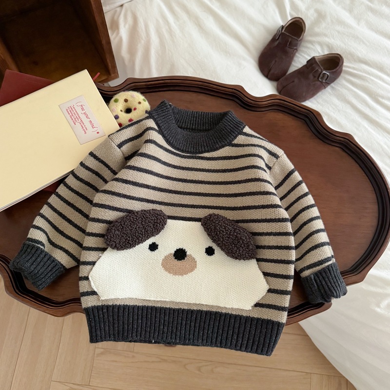 Lovely Cartoon Dog Pattern Chi - đánh giá và giá Baby Clothing Jumper