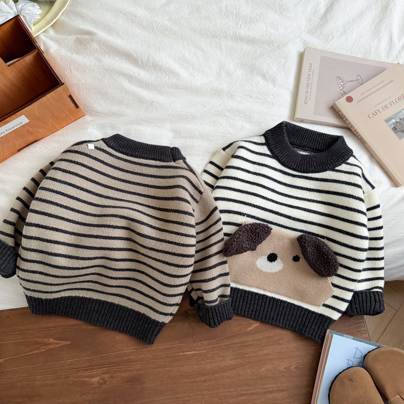 Lovely Cartoon Dog Pattern Chi - đánh giá và giá Baby Clothing Jumper