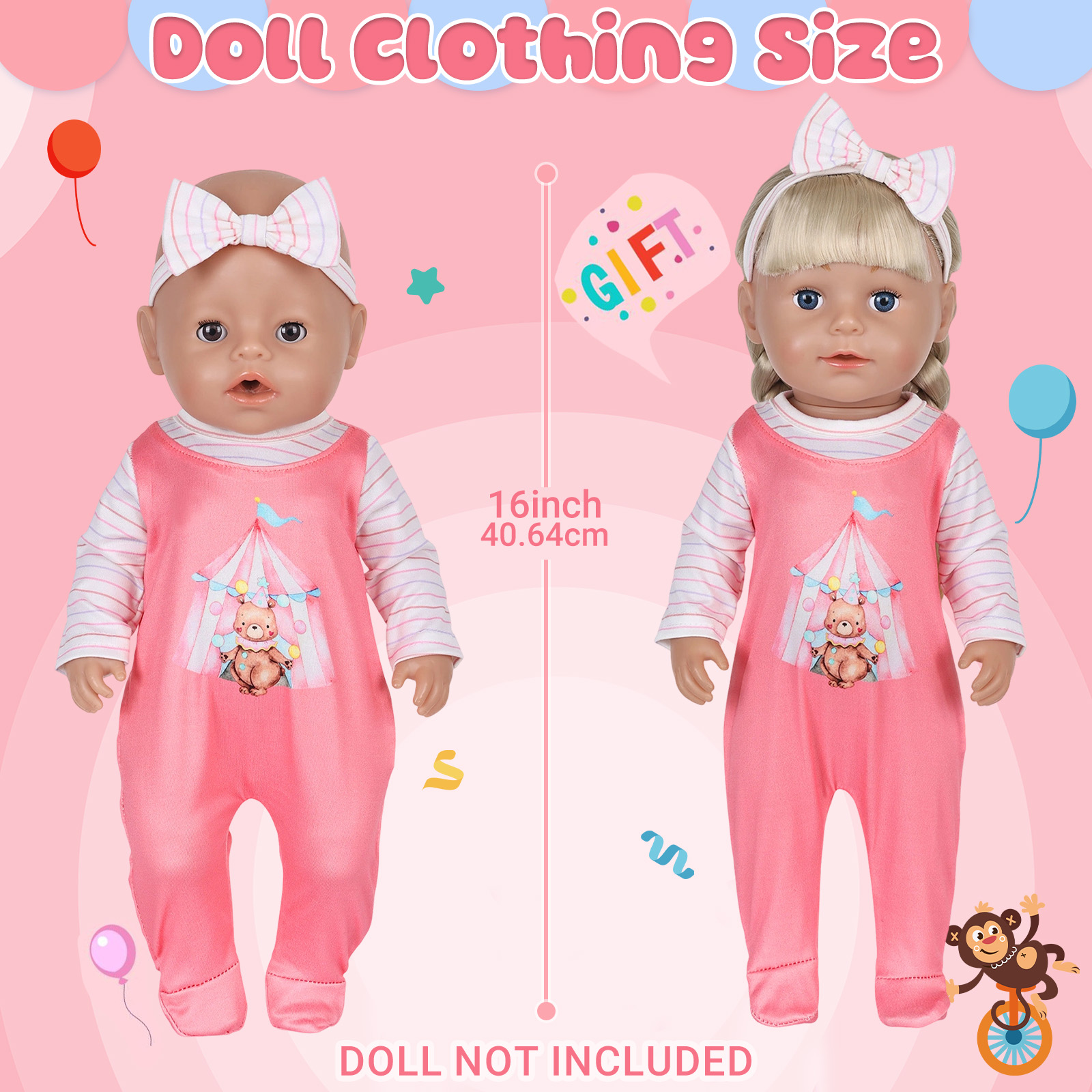 Doll Clothes for 16-18inch 40- - đánh giá và giá Baby Clothing Kit