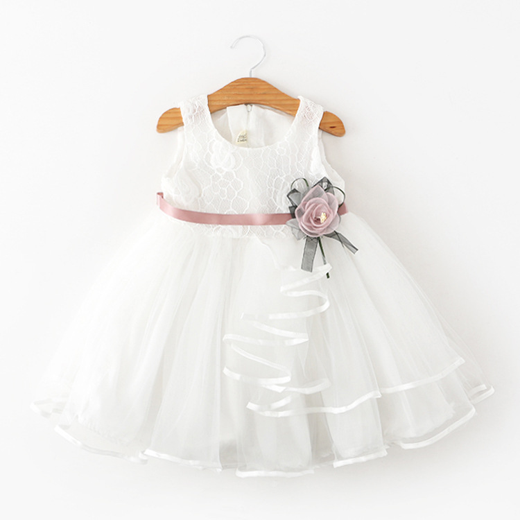 Sleeveless Baby Kids Lace Mesh - đánh giá và giá Baby Clothing Line