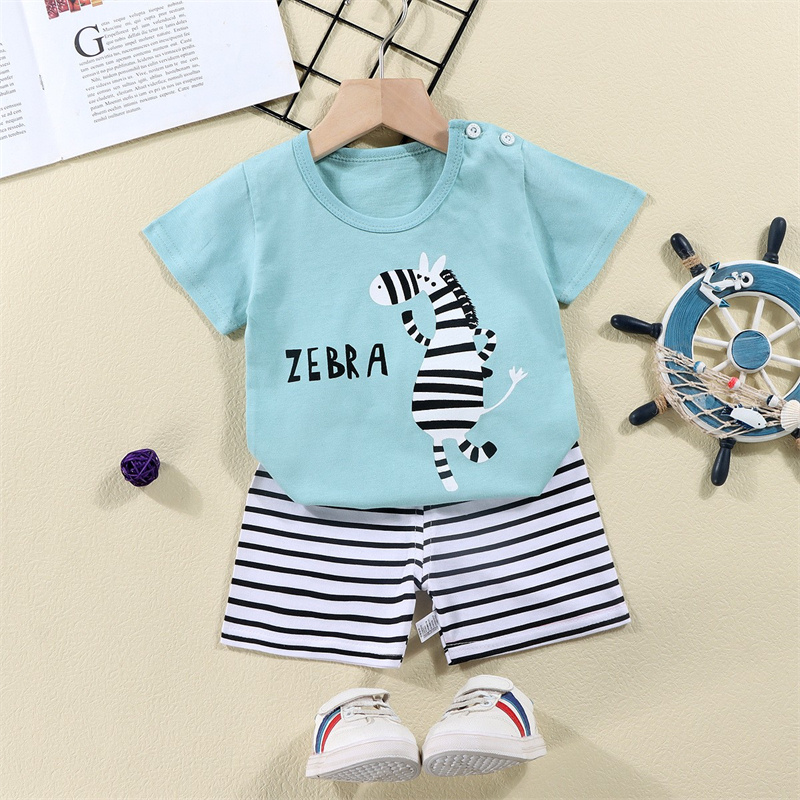 Cotton Tees+Shorts 2-piece Tra - đánh giá và giá Baby Clothing Kit