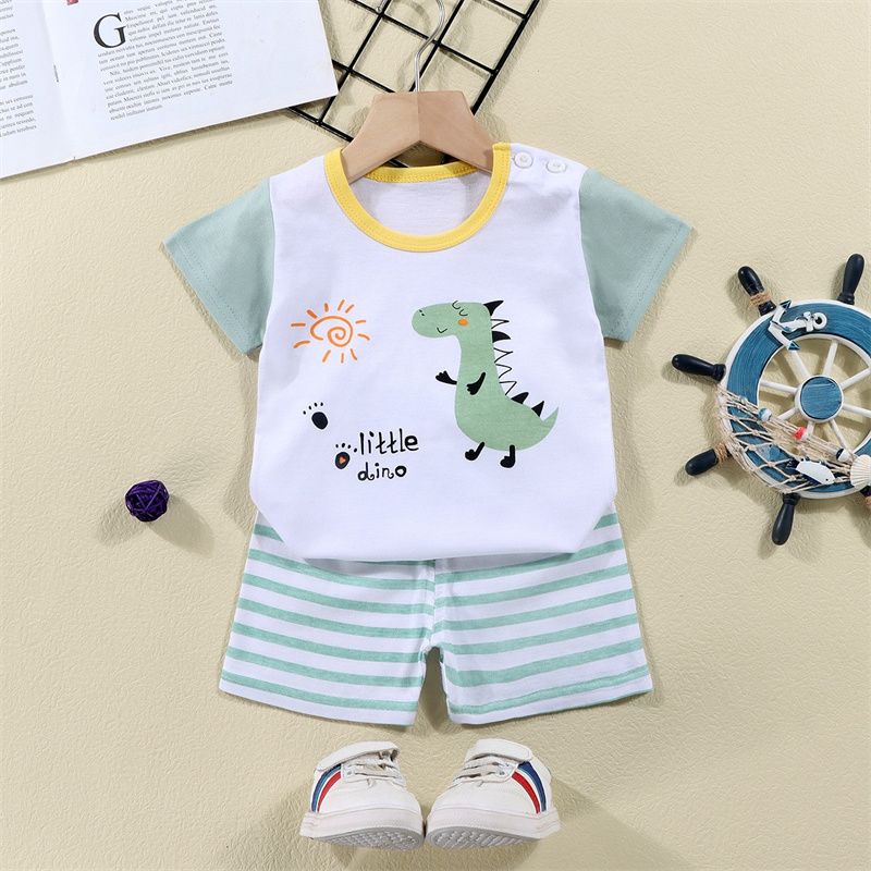Cotton Tees+Shorts 2-piece Tra - đánh giá và giá Baby Clothing Kit