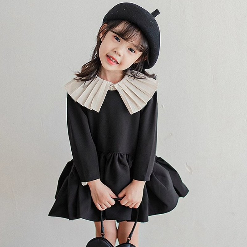 Spring Girls' Long Sleeved Dre - đánh giá và giá Baby Clothing Line