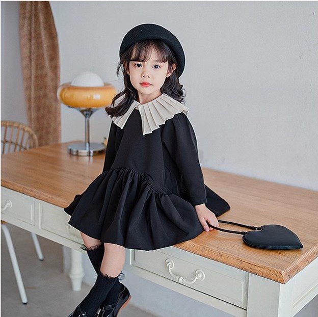 Spring Girls' Long Sleeved Dre - đánh giá và giá Baby Clothing Line