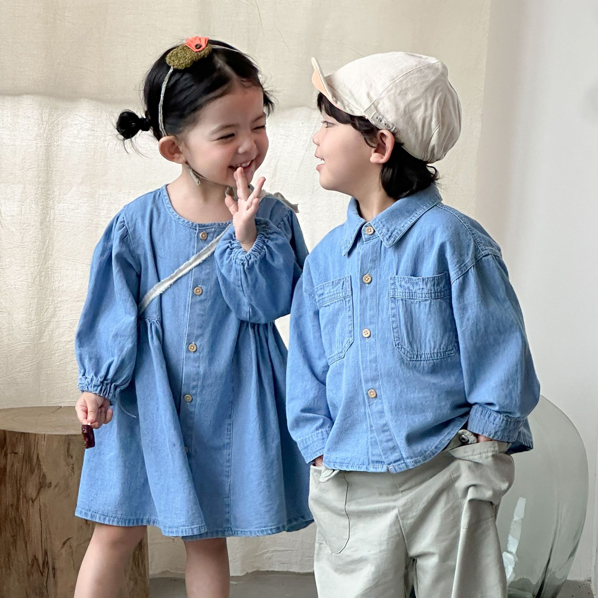 Girls Denim Dress Children 202 - đánh giá và giá Baby Clothing Line