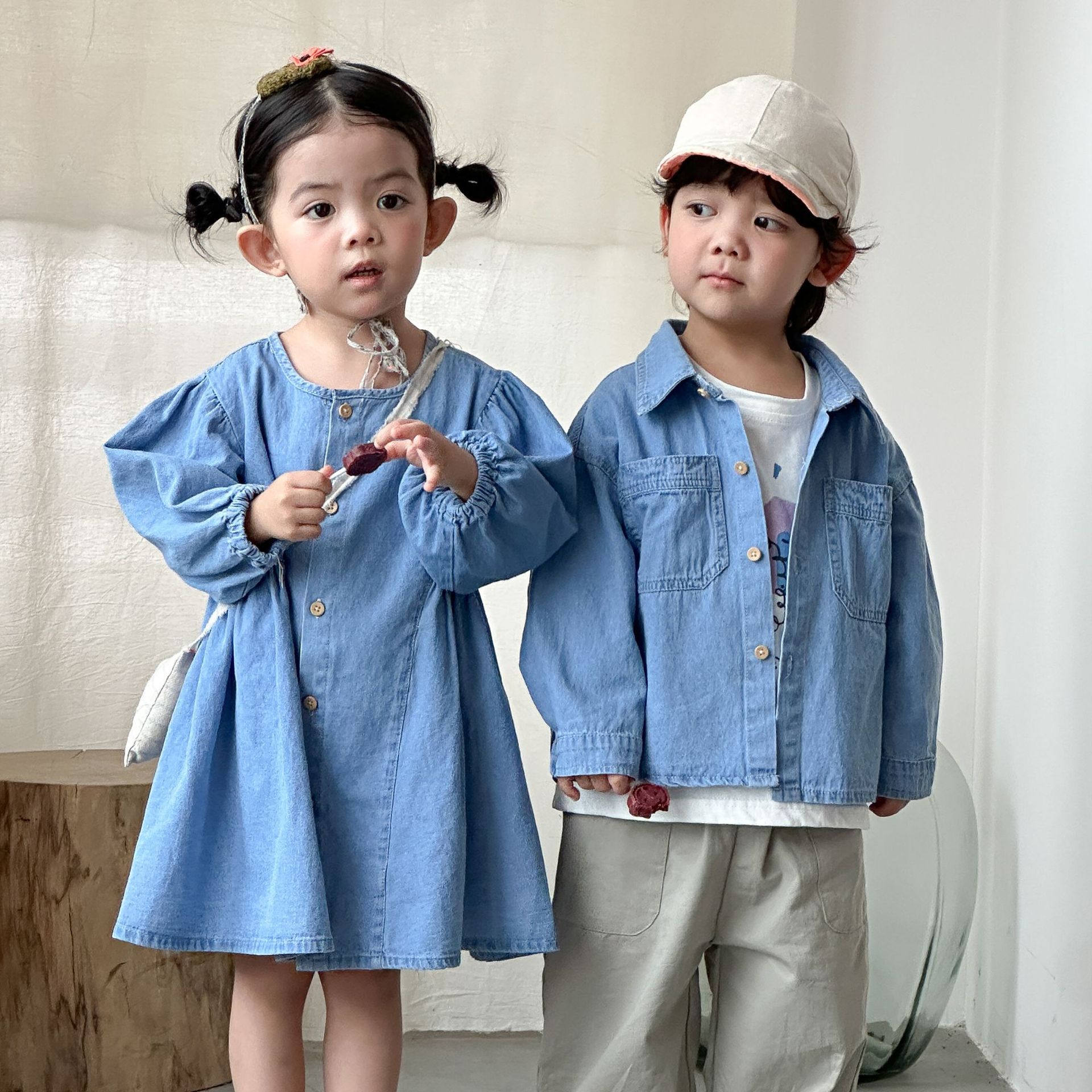 Girls Denim Dress Children 202 - đánh giá và giá Baby Clothing Line