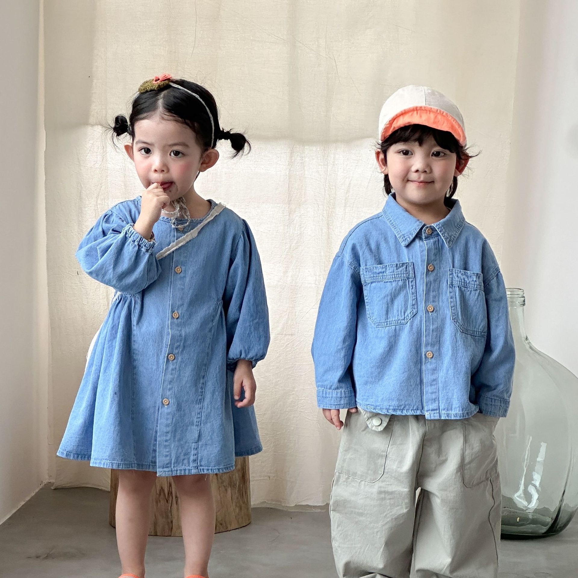 Girls Denim Dress Children 202 - đánh giá và giá Baby Clothing Line